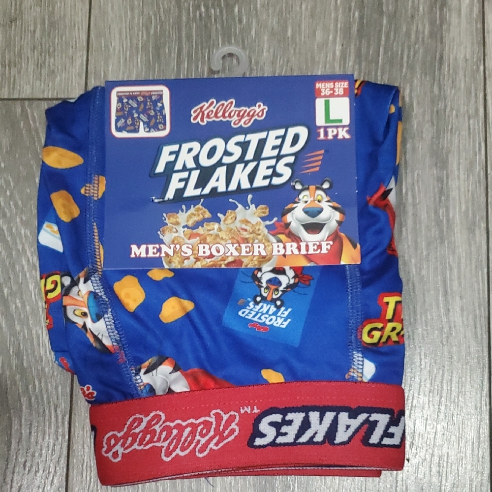 Kellogg's Frosted Flakes Cereal Blue Boxer Briefs